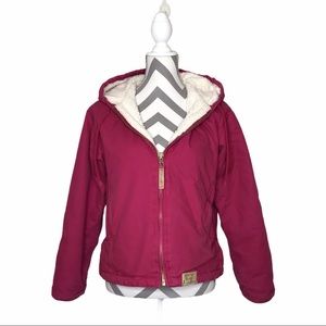 Schmidt-Hooded Coat-Sherpa lined-GUC-Ladies Sz 6-8